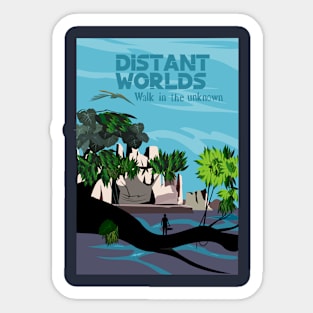 Distant worlds Sticker